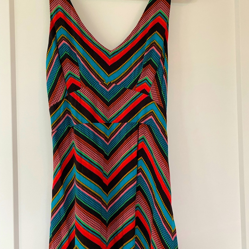 Summer maxi patterned dress